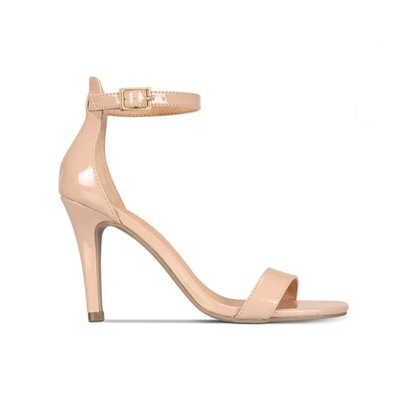 MATERIAL GIRL Nude Ankle Strap Sandals - Picture 6 of 7